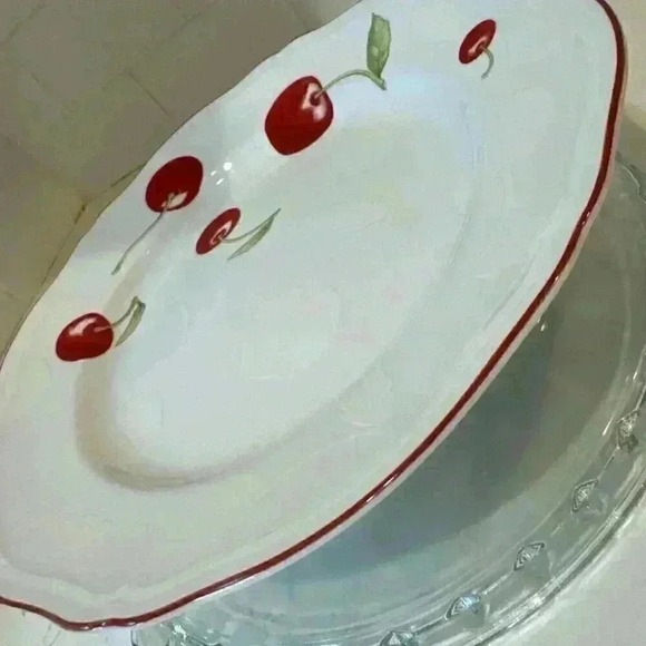 Richard Ginori Antico Cherry 10.5in Plate Dish Pre-Owned - Picture 6 of 14